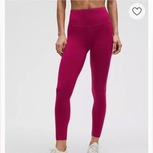 Never Worn Lululemon Athletica Raspberry Pink Leggings